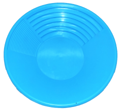 Gold Pan 15" - 38 cm blau Kunststoff